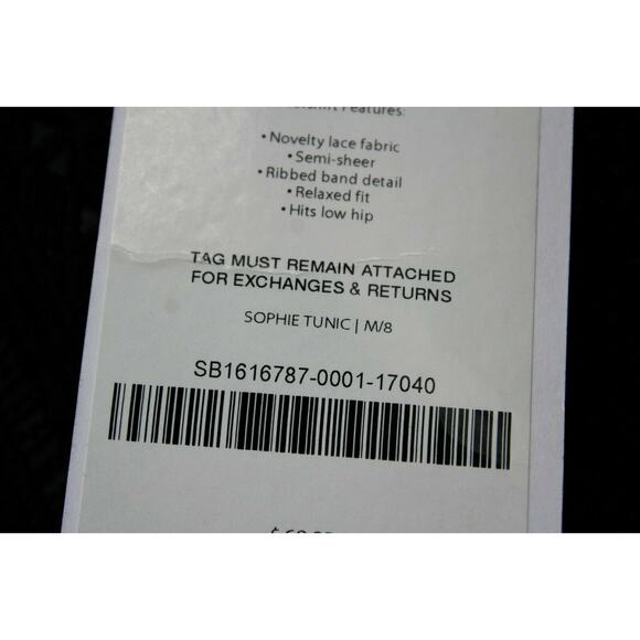 Fabletics Sophie‎ Tunic Lace Crochet Cover Up - Picture 5 of 8